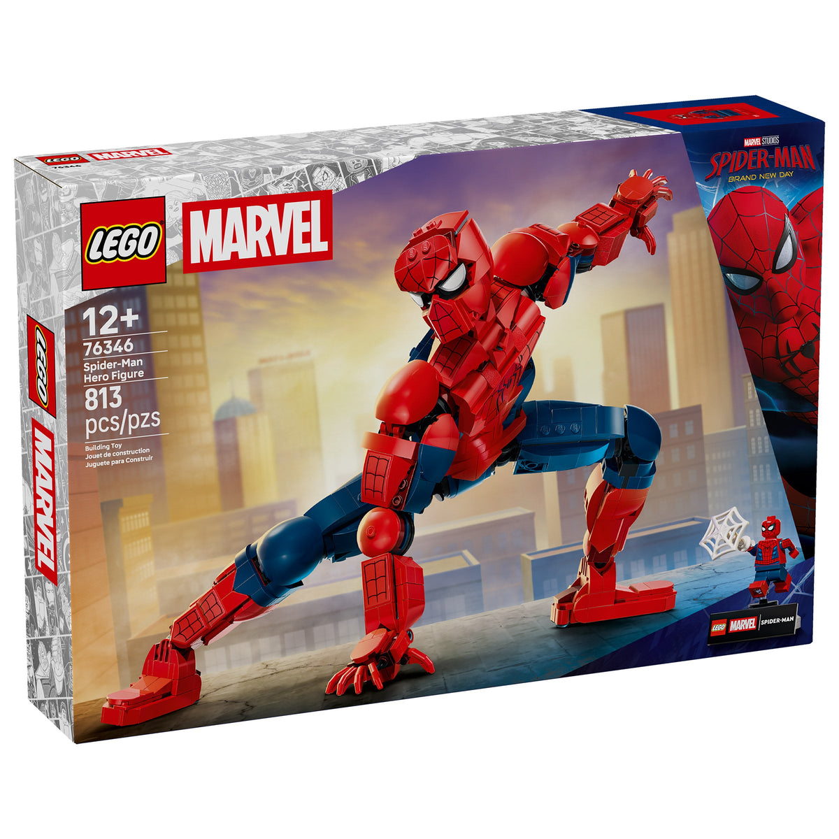 LEGO Marvel Spider-Man Hero Figure Collectible 76346
