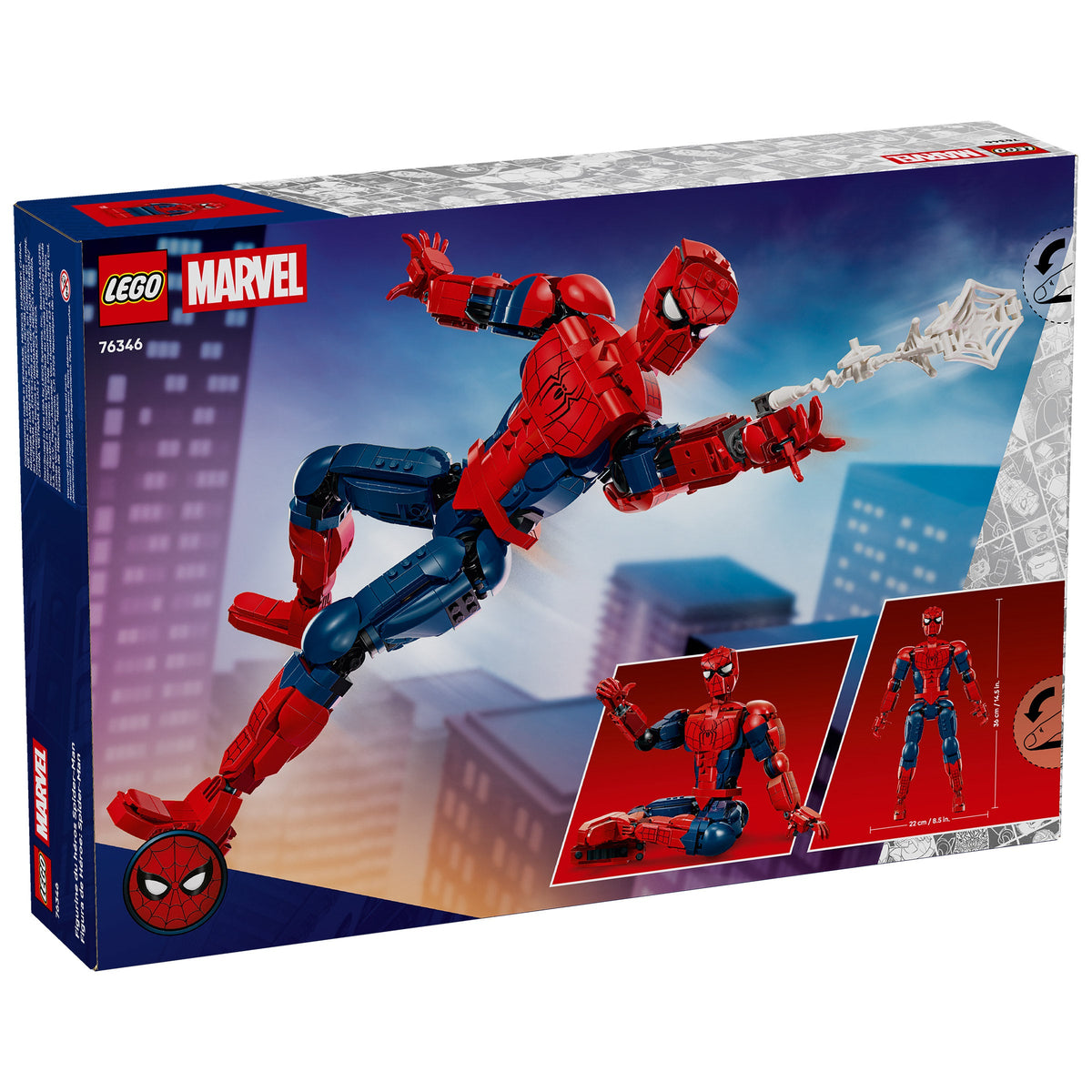 LEGO Marvel Spider-Man Hero Figure Collectible 76346