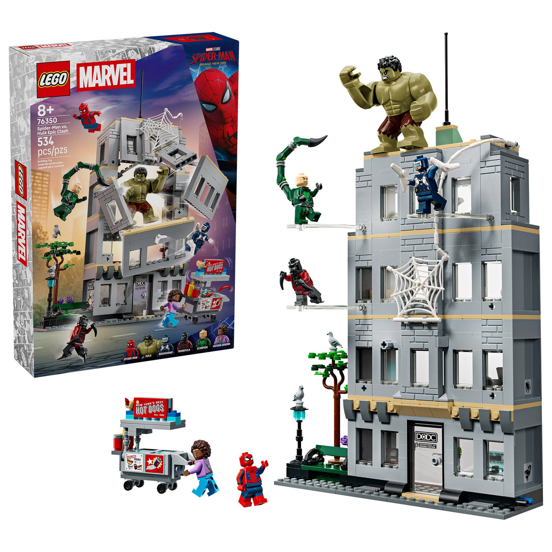 LEGO Marvel Spider-Man vs. Hulk Epic Clash 76350