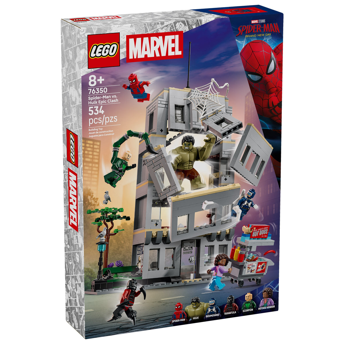 LEGO Marvel Spider-Man vs. Hulk Epic Clash 76350