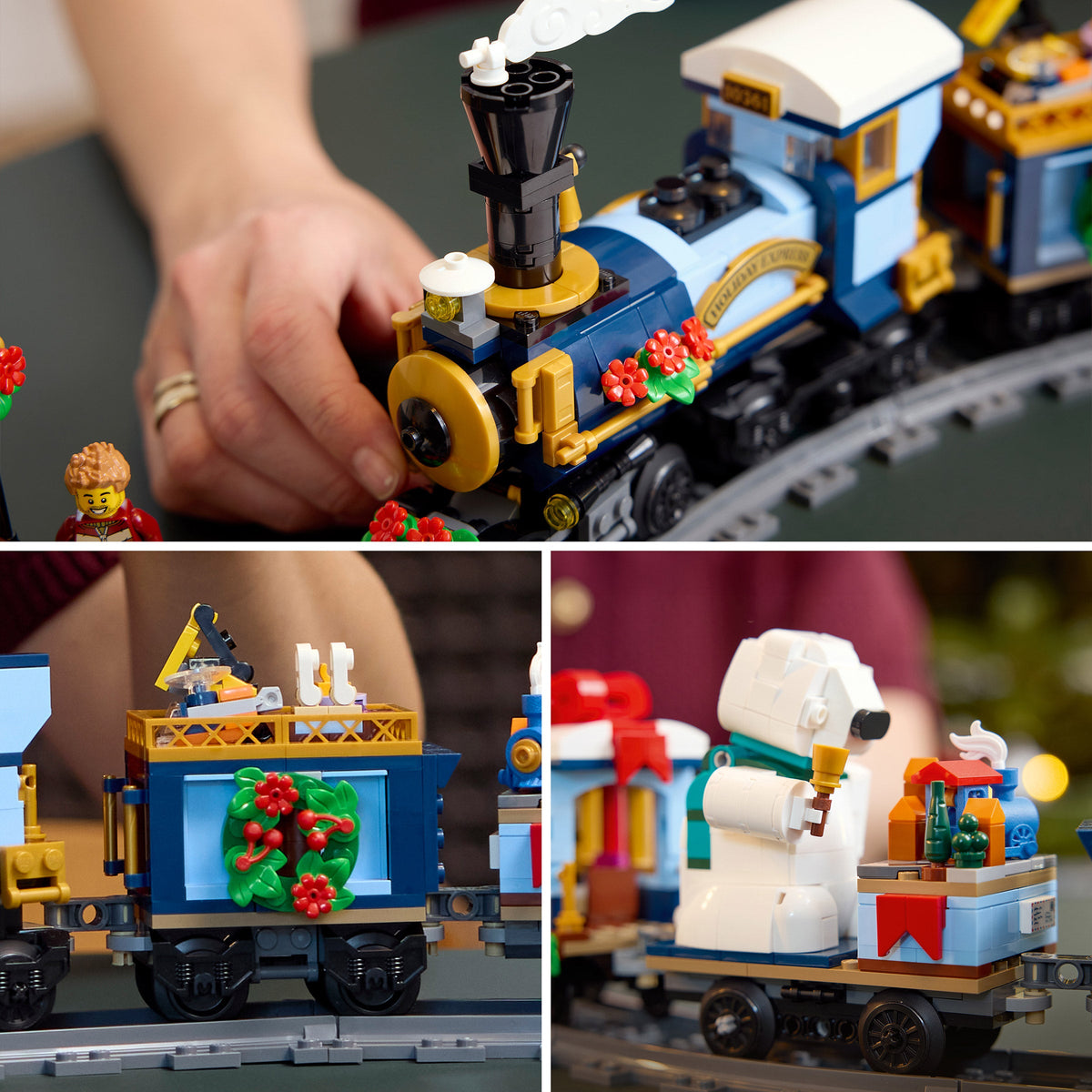 LEGO Icons Holiday Express Train Building Set 10361