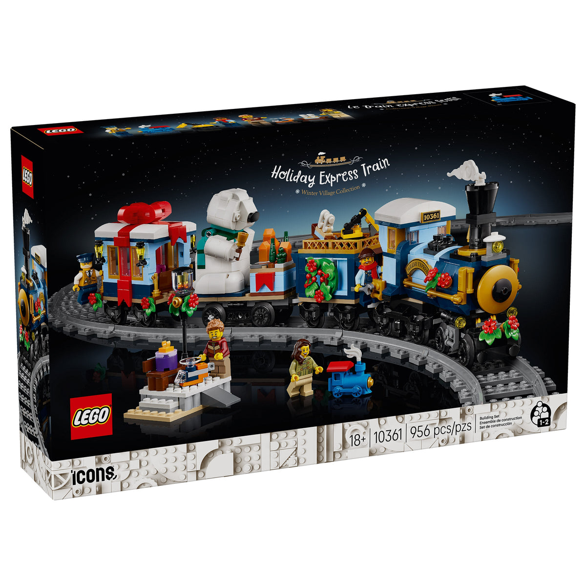 LEGO Icons Holiday Express Train Building Set 10361