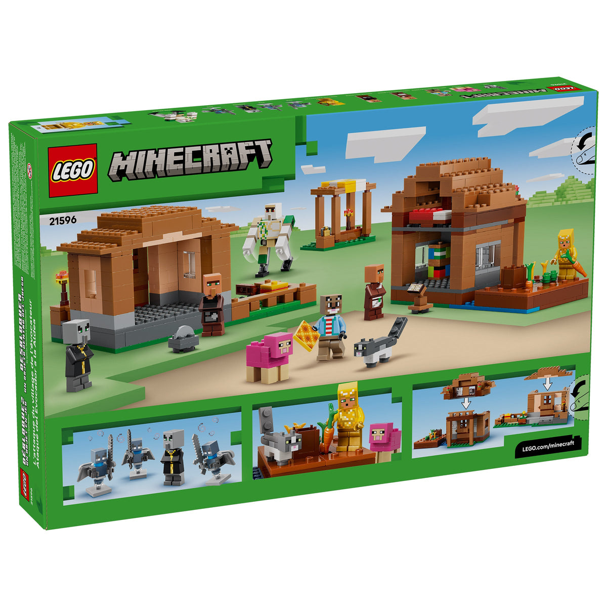LEGO Minecraft Evoker Village Attack 21596