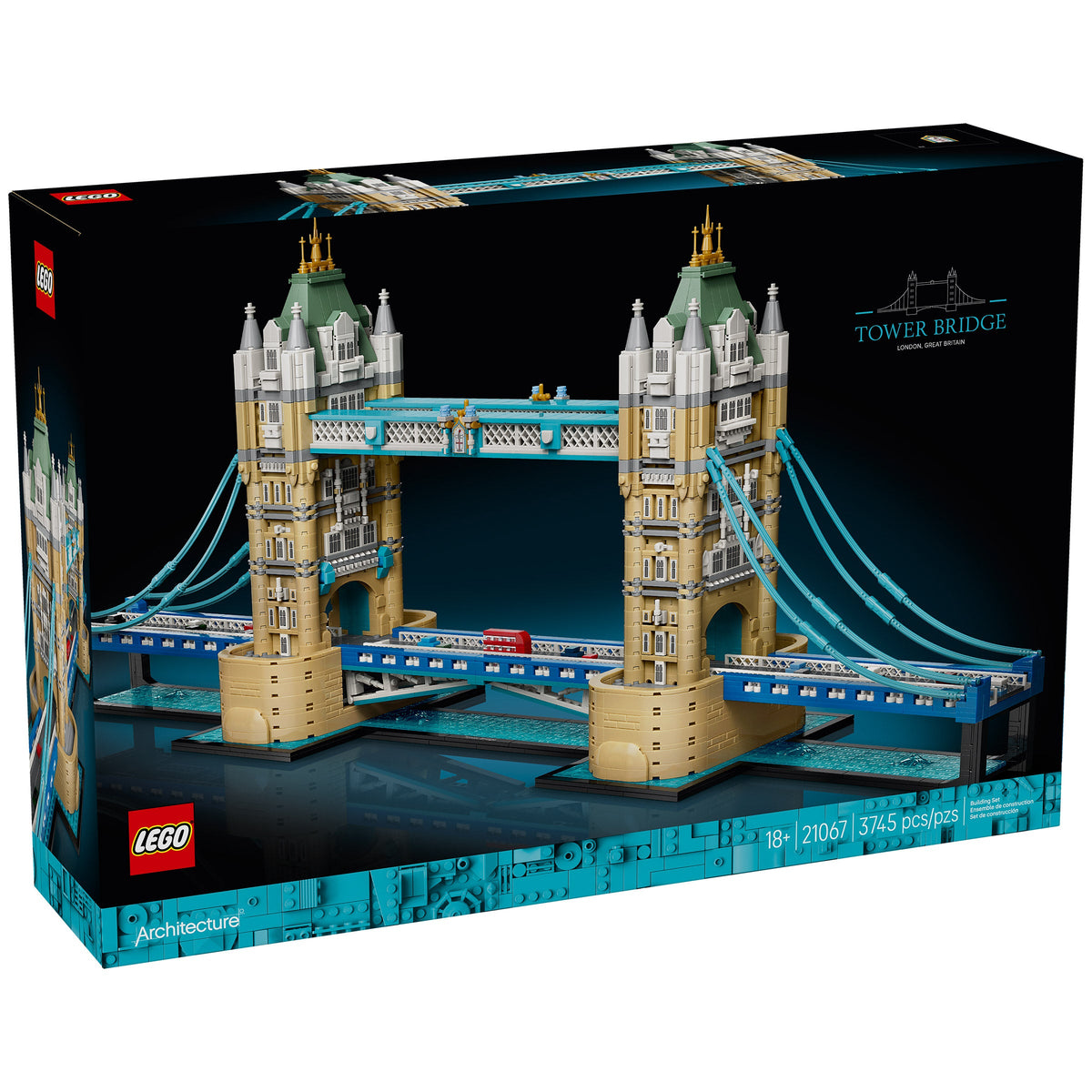 LEGO Architecture Tower Bridge 21067 3745-Piece Set