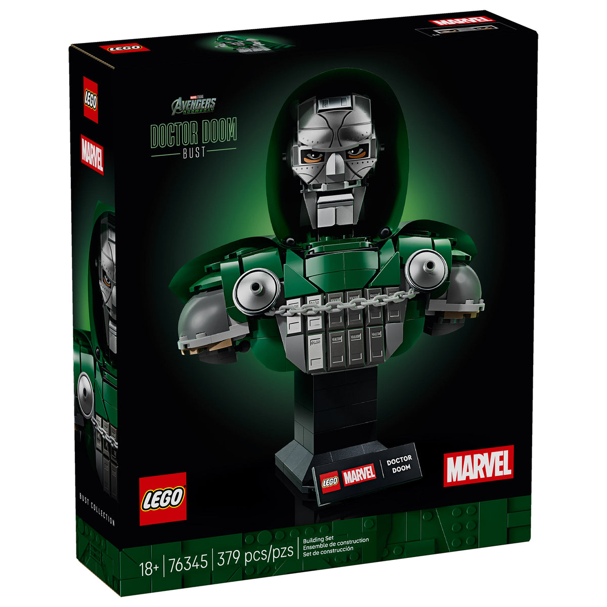 LEGO Marvel Doctor Doom Bust Building Set 76345