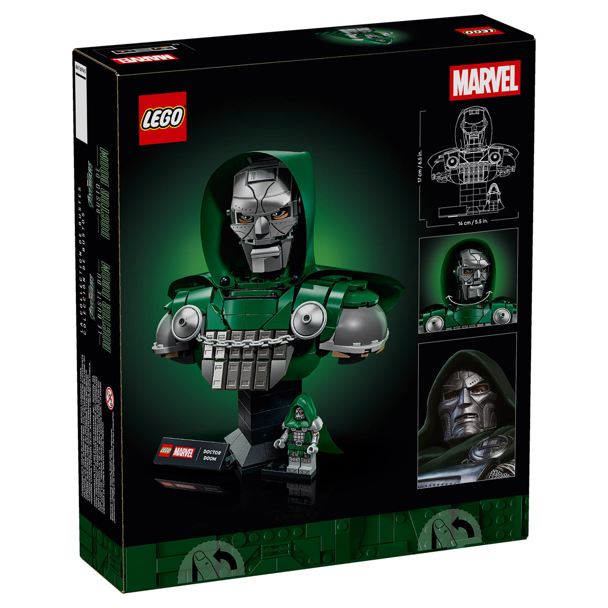LEGO Marvel Doctor Doom Bust Building Set 76345