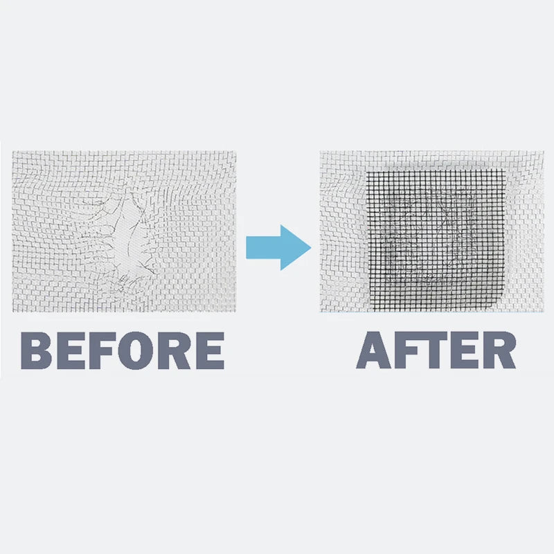 Window Screen Repair Tape Waterproof anti Mosquito Door Mesh Patch Tape Broken Holes Repair Essential Accessories Tool 5X200Cm