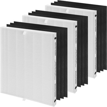 115115 Size 21 Replacement Filter a for Winix Purifier C535 5300 6300 5300-2 6300-2 P300 Plasmawave (White, 3Hepa+9Pre-Filter)