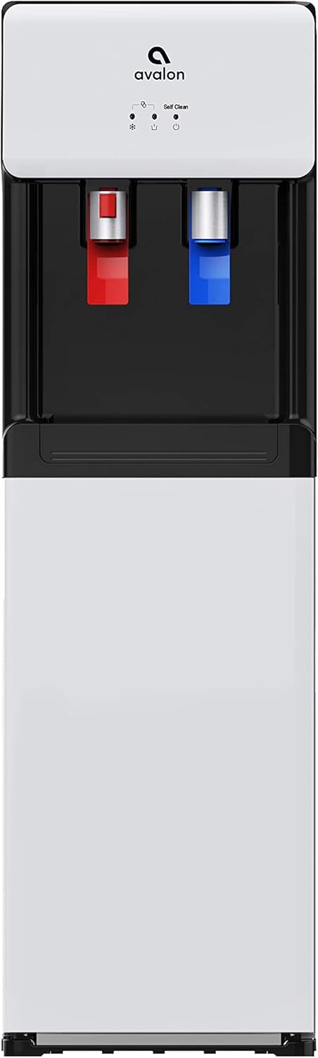 Avalon Self Cleaning Bottom Loading Water Cooler Dispenser Hot Cold A6SC-WHT