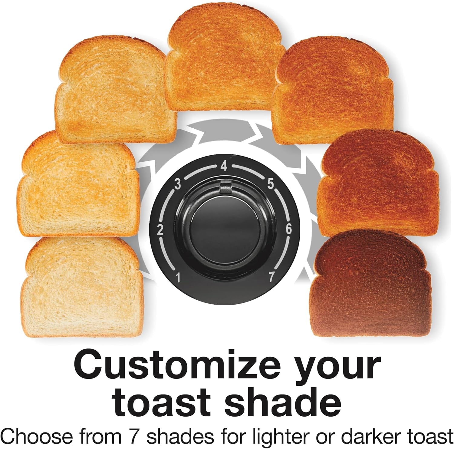 4-Slice Toaster, Black, Extra-Wide Slot Toaster with Cool-Touch Walls, Shade Selector, Toast Boost, Auto Shutoff, Cancel Button, 24215G