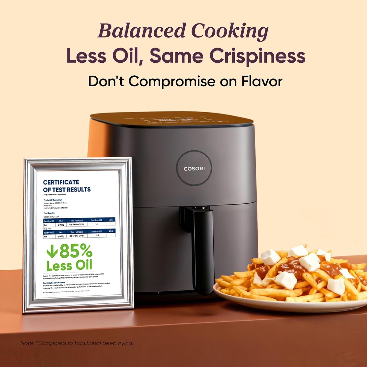 Air Fryer 5Qt (4.7L), 9-In-1, up to 450°F, Quiet Operation, Nonstick