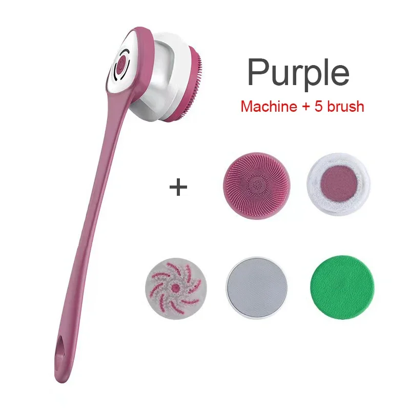 5-in-1 Electric Shower Brush Set