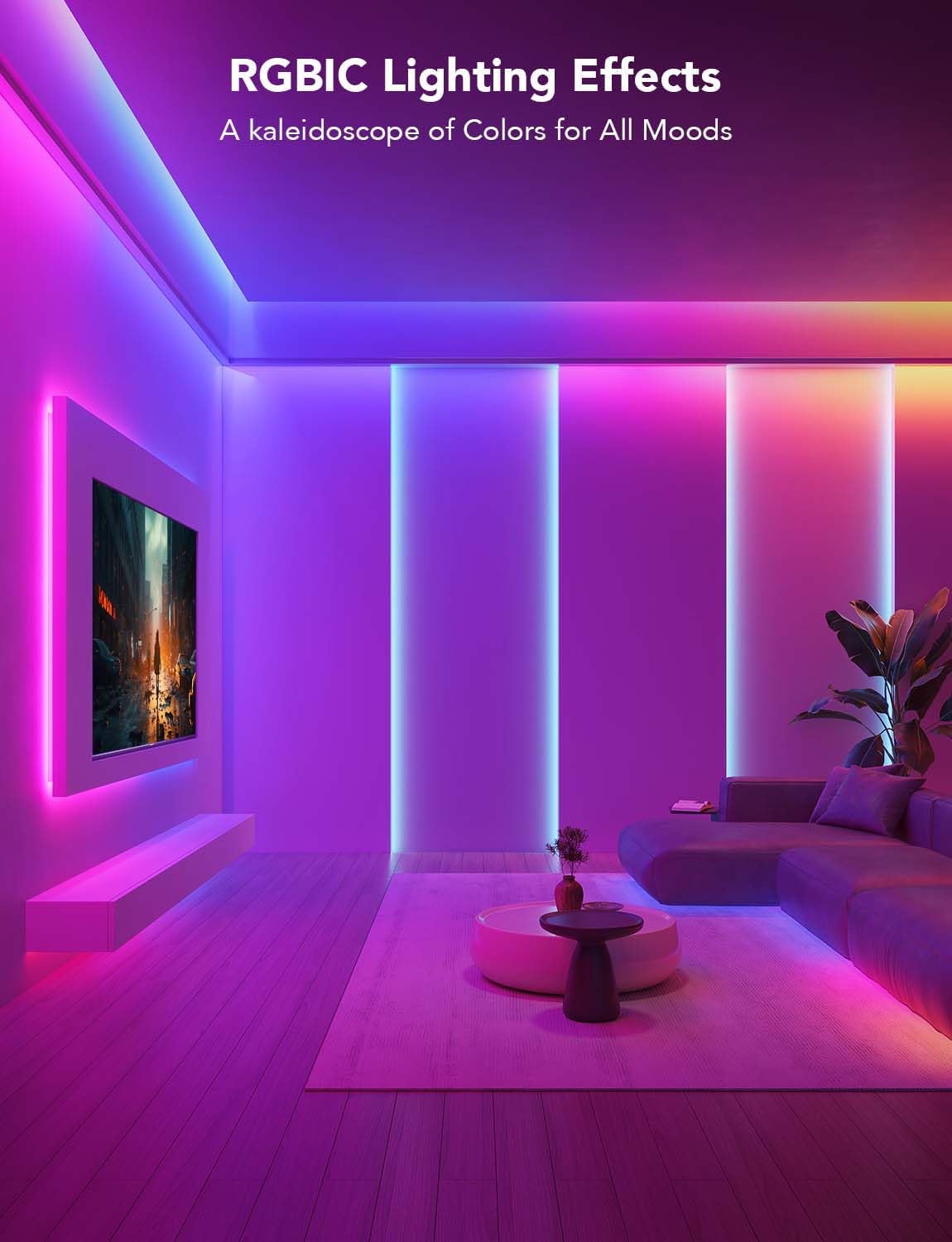 Govee RGBIC LED Strip Lights App Control H617A