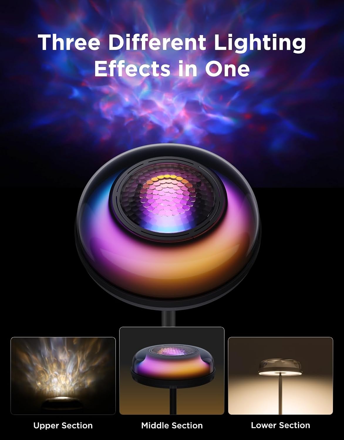 Govee Uplighter Floor Lamp RGBIC Nebula Effect H60B3