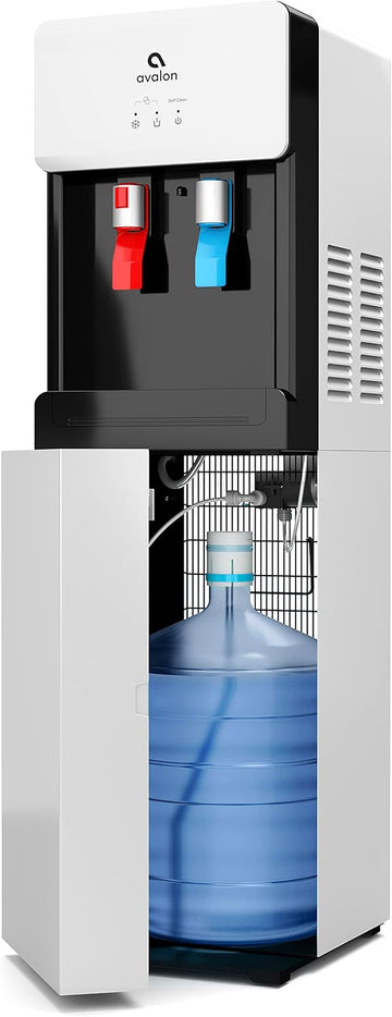 Avalon Self Cleaning Bottom Loading Water Cooler Dispenser Hot Cold A6SC-WHT