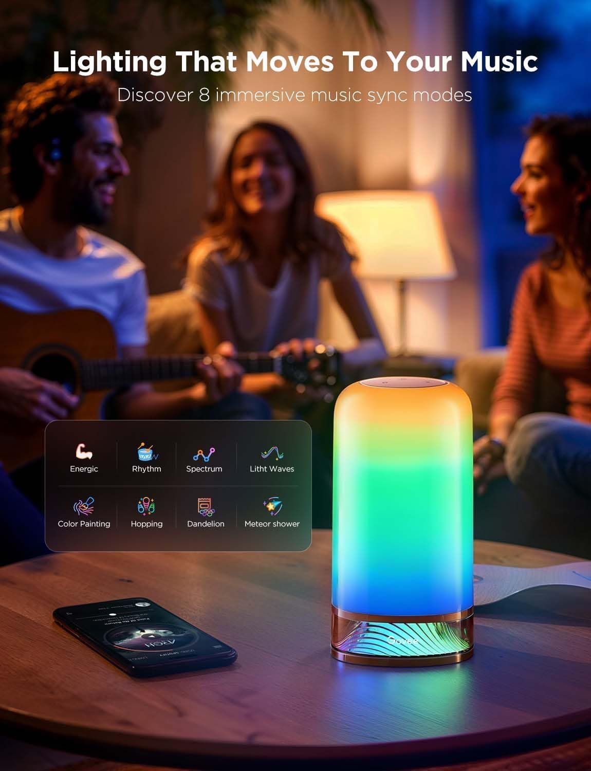 Govee RGBIC Smart Table Lamp 2 H6022