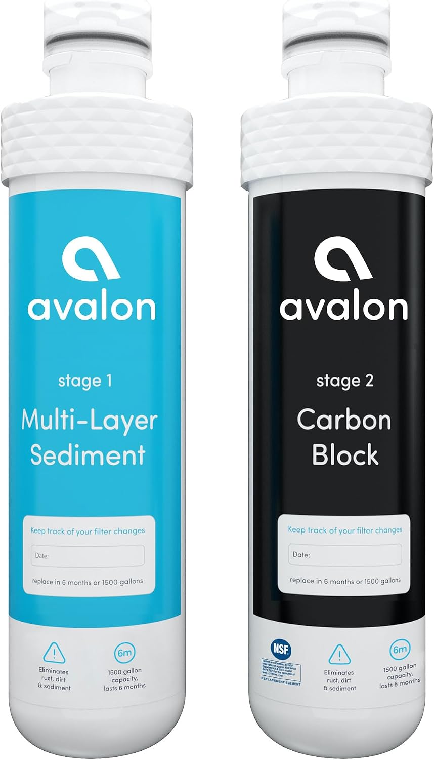 Avalon 2 Stage Replacement Filters Bottleless Water Coolers AVALONFILTER