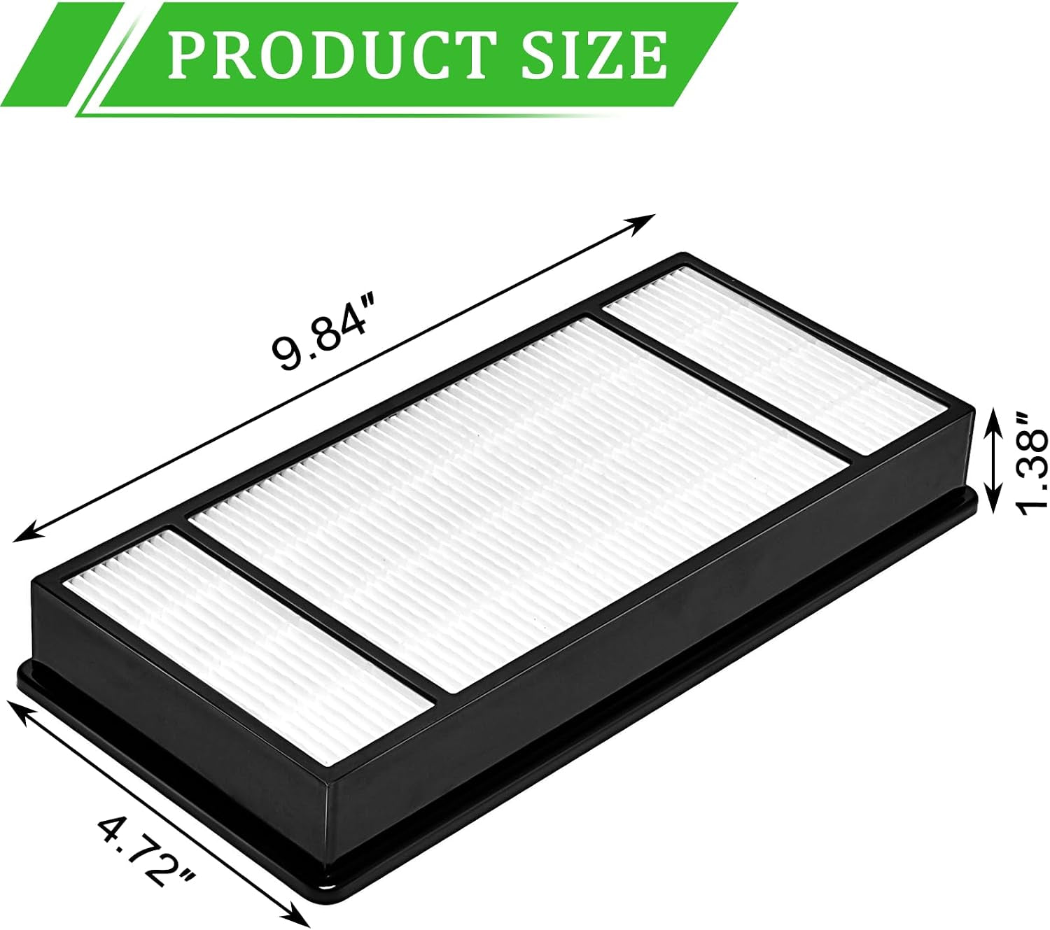 4 HEPA Replacement Filter H and 8 Carbon Pre Filter B Compatible with Honeywell Air Purifiers HRF-H1 HRF-H2 HRF-B2C, Compatible with Honeywell HPA050, HPA060, HPA150, HPA160, HHT055, HHT155 Series