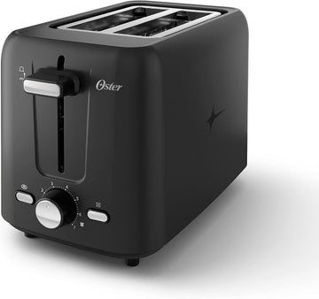 2-Slice Toaster with Custom Bagel Setting and Extra-Wide Slots, Black
