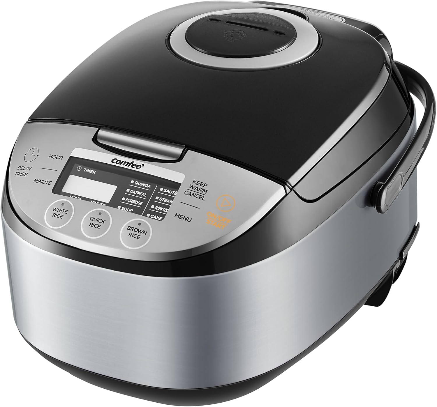Mini Rice Cooker 4 Cups Cooked/2 Cups Uncooked, Portable Non-Stick Rice Maker, 24 Hours Timer Delay, 6 Functions, Fast Cooker, Brown Rice, Oatmeal, Sage Green Color