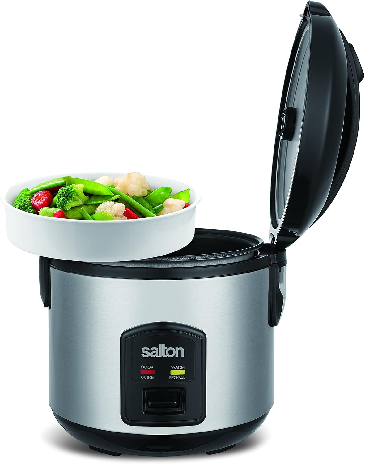 Automatic Rice Cooker with Food Steaming Basket