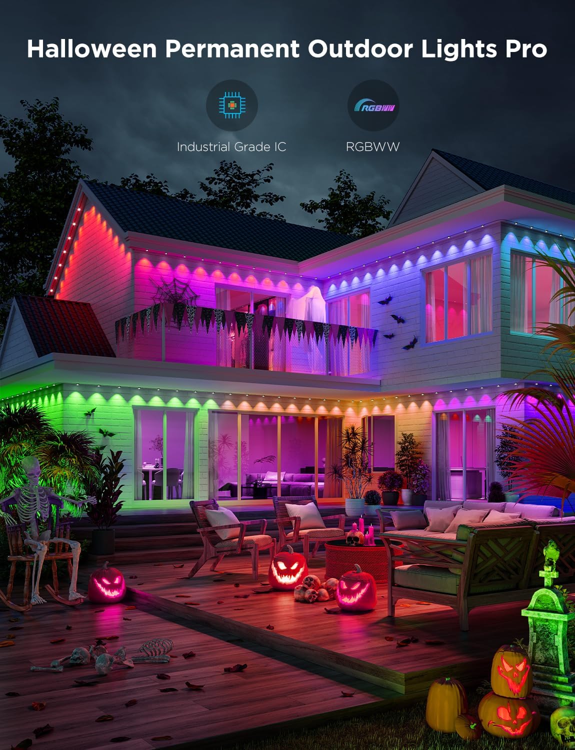 Govee Permanent Outdoor Lights Pro 30.5m 60-LED H706A