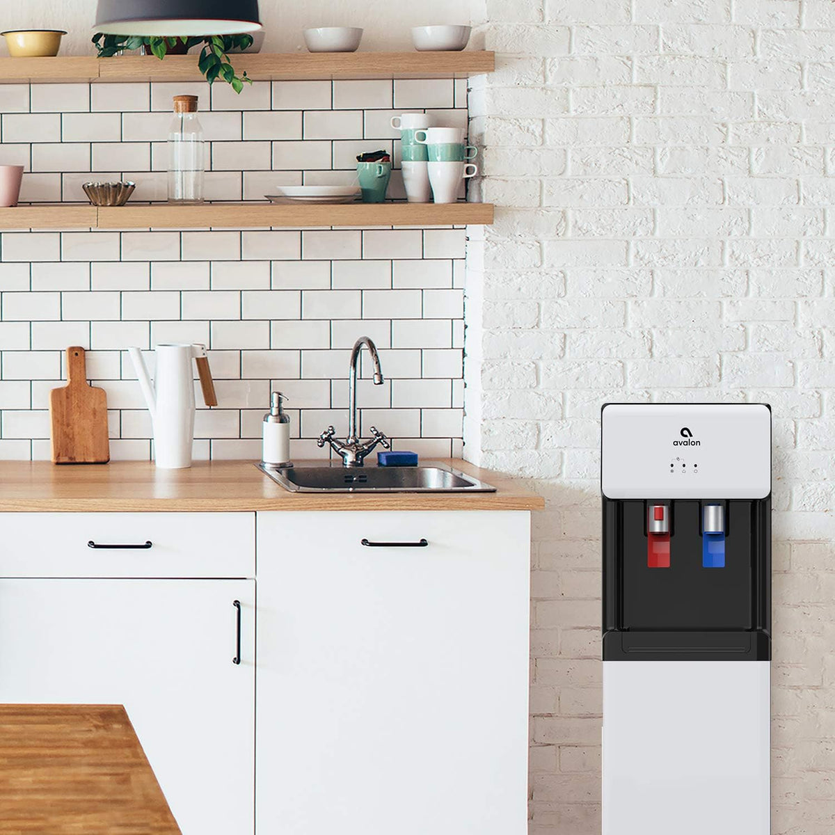 Avalon Bottom Loading Water Cooler Dispenser White