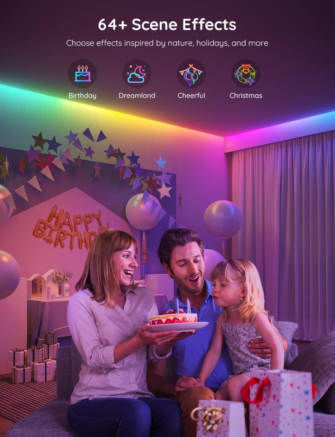 Govee RGBIC LED Strip Lights App Control H617A