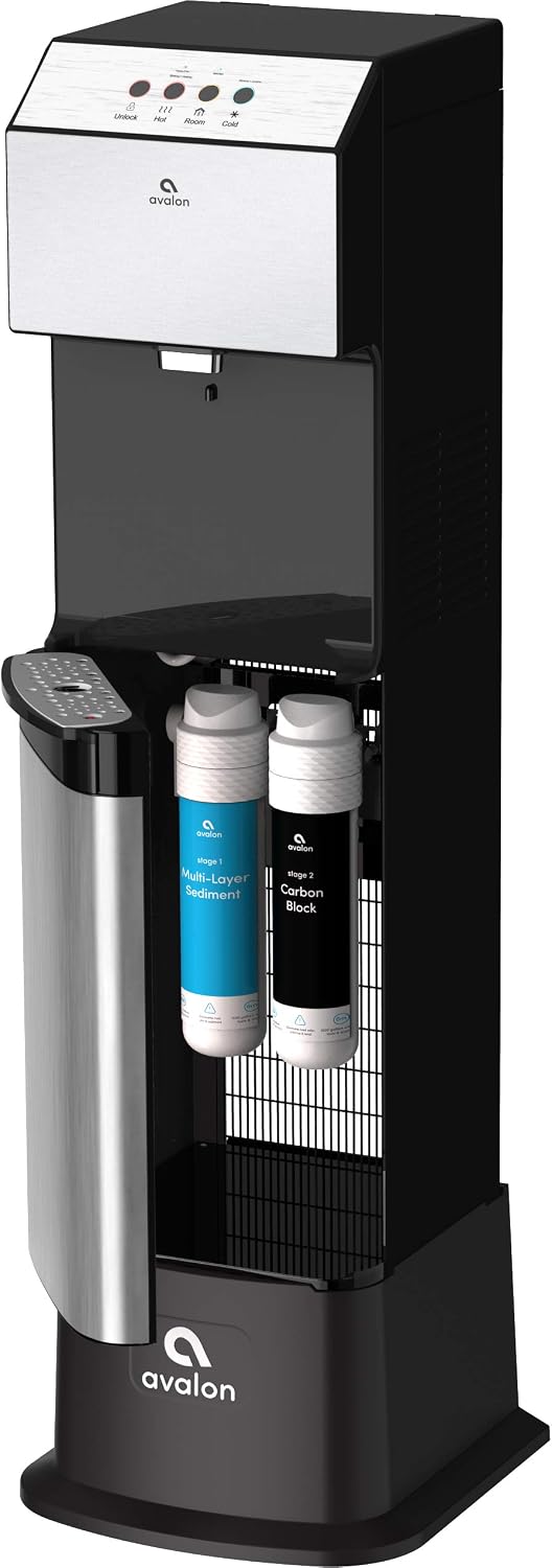 Avalon Water Cooler Dispenser Base Pedestal Height Extender BASE-BLK