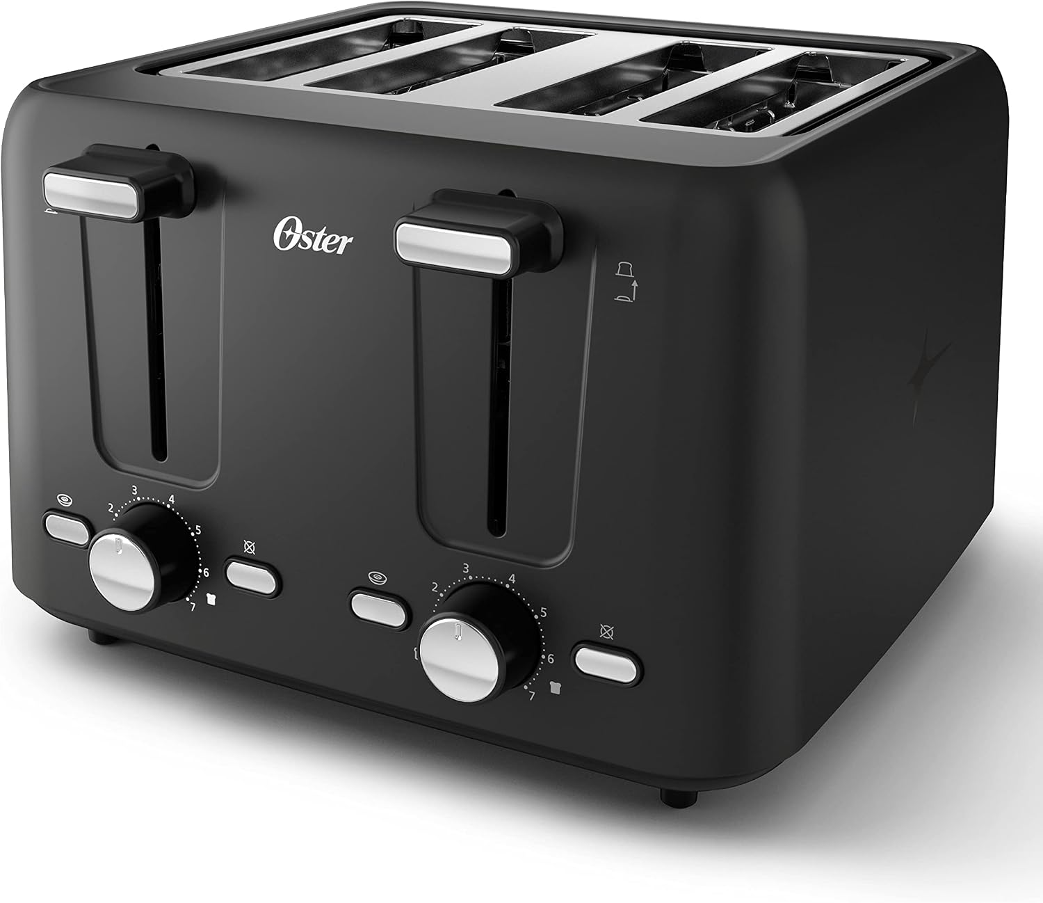 2-Slice Toaster with Custom Bagel Setting and Extra-Wide Slots, Black