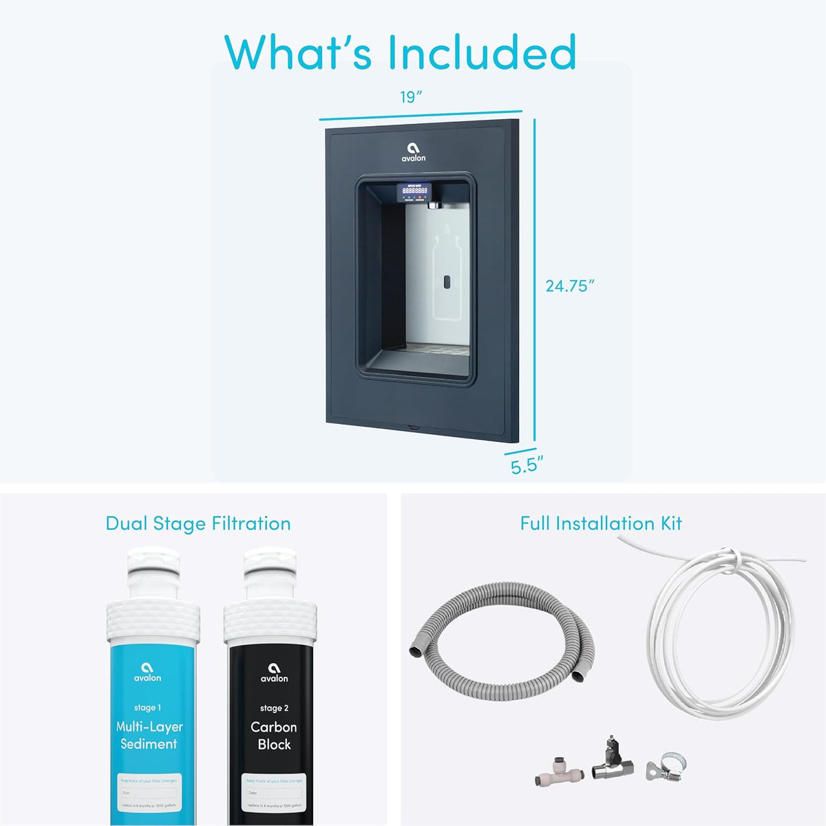 Avalon In-Wall Bottle Filler A50-B