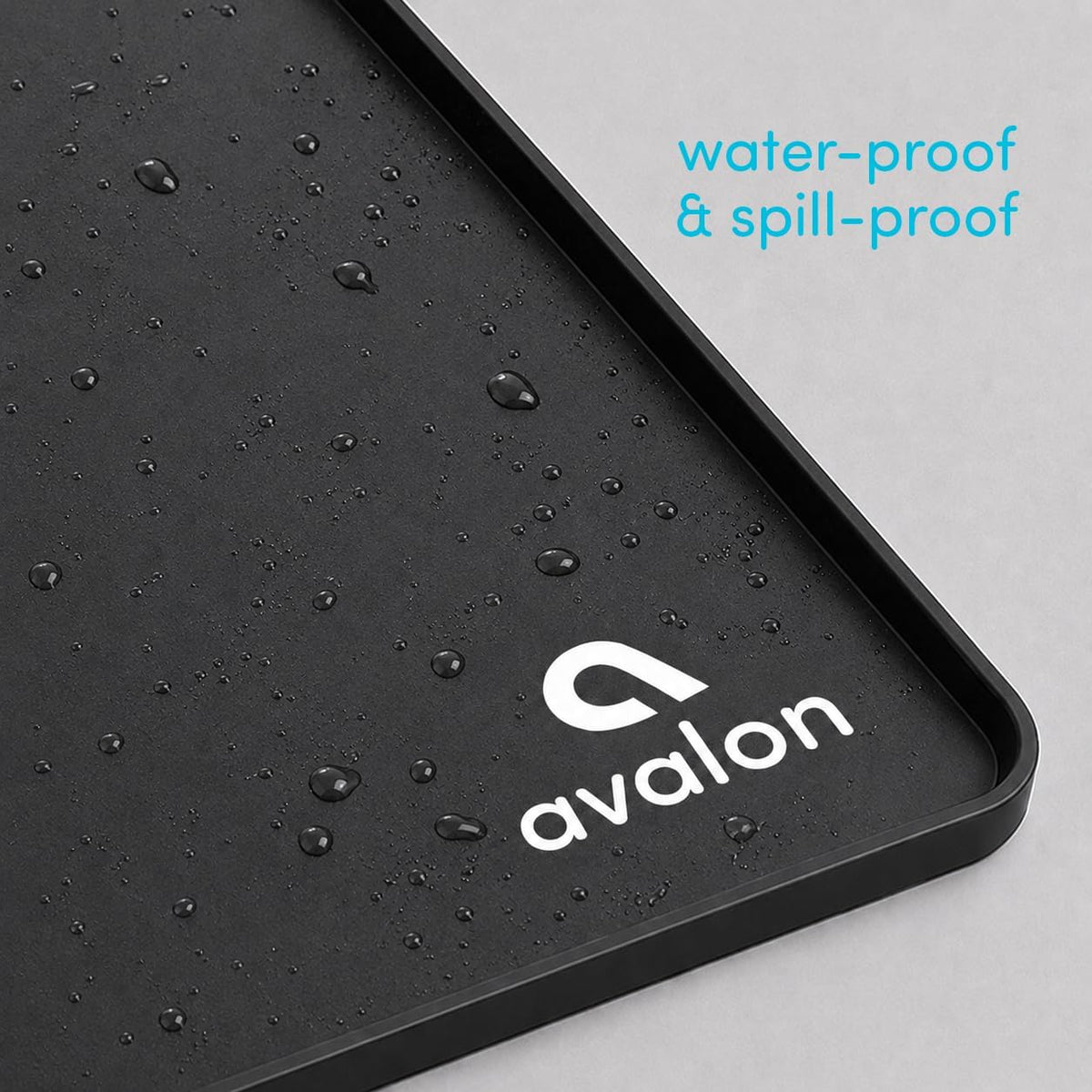 Avalon Non-Slip Silicone Water Cooler Mat Black MAT-BLK