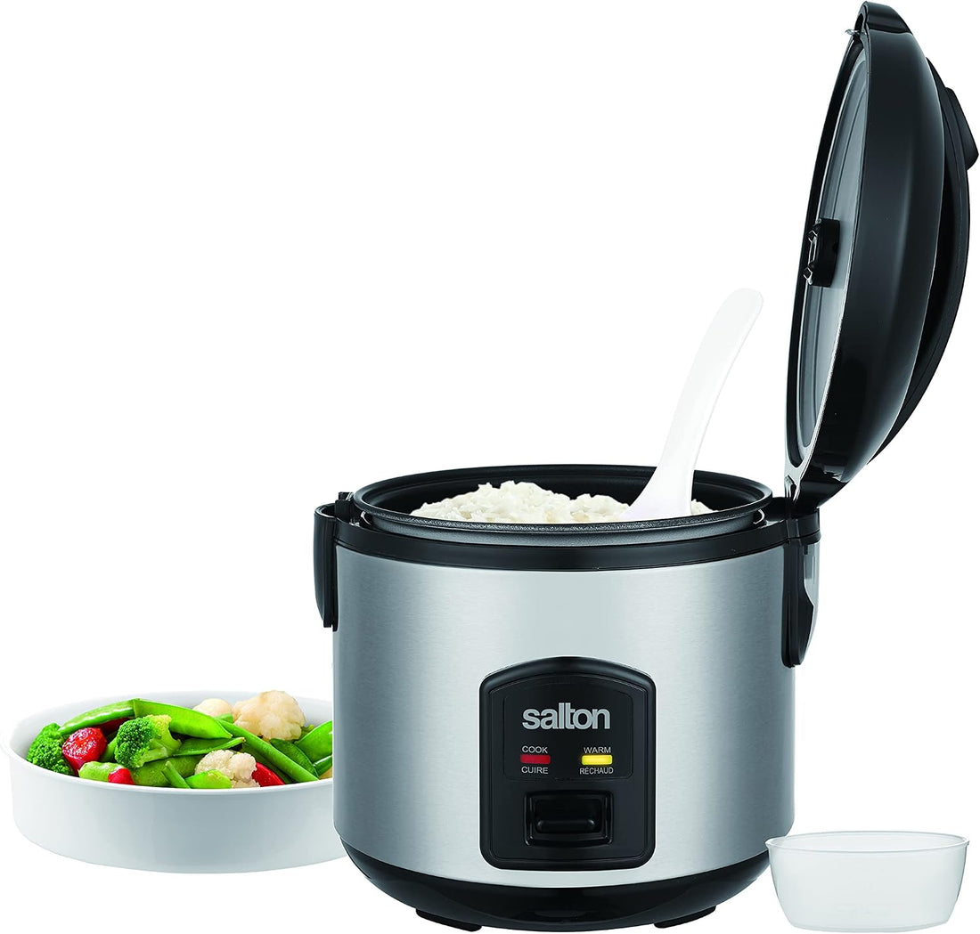 Automatic Rice Cooker with Food Steaming Basket