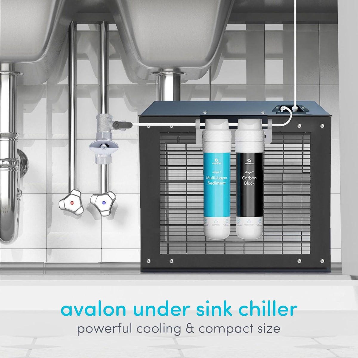 Avalon High Capacity Under Sink Water Chiller Dual Filtration A40-CCF
