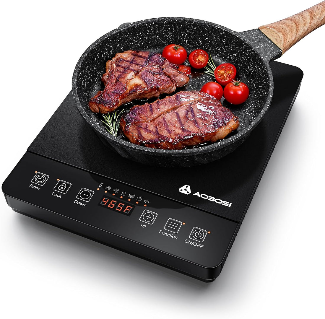 Induction Cooktop, 1800W Portable Burner with 20 Levels for Hot Pot
