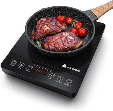 Induction Cooktop, 1800W Portable Burner with 20 Levels for Hot Pot