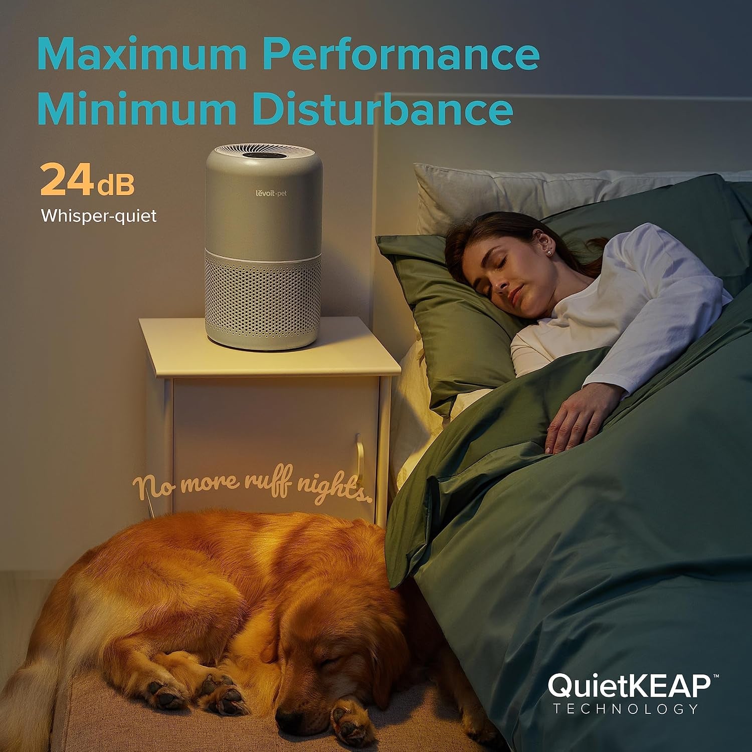 Air Purifiers for Pet in Bedroom Large Room, Core P350-P