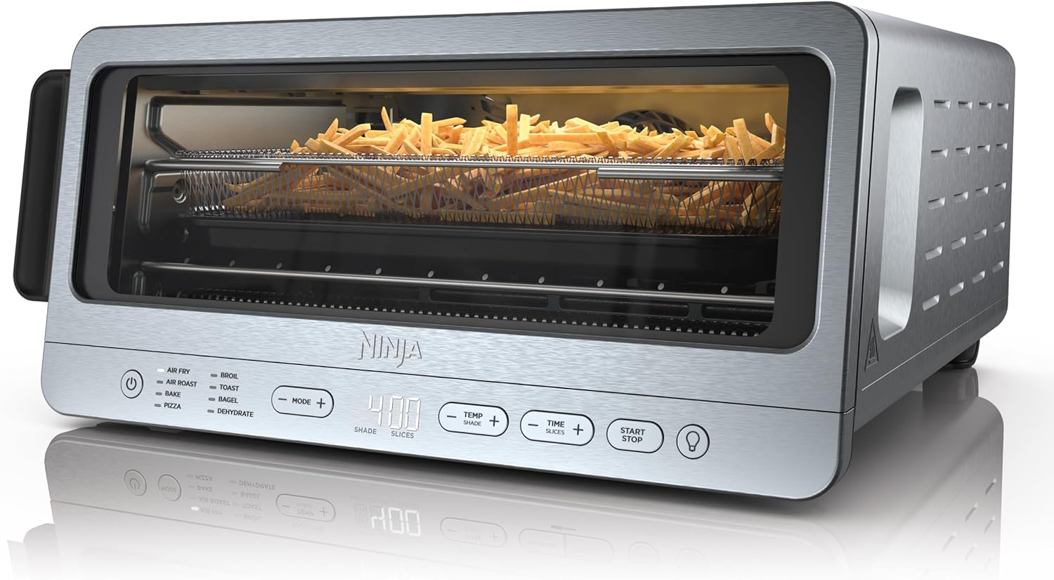 DT201C, Foodi 10-In-1 XL Pro Air Fry Oven, Stainless Steel, 1800W (Canadian Version)