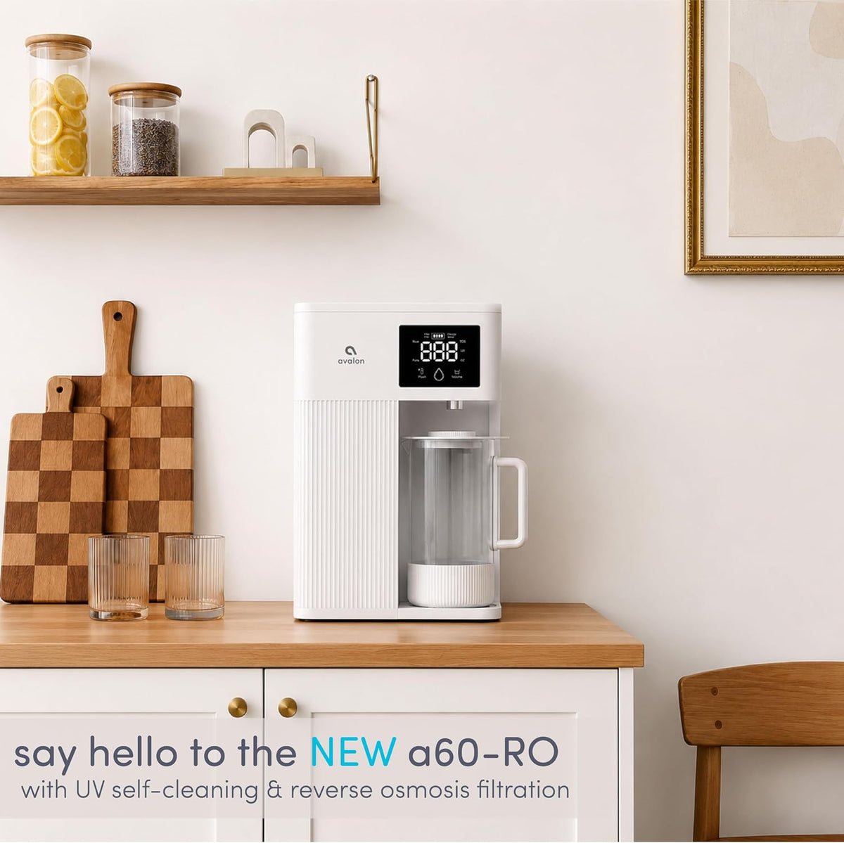 Avalon Countertop Reverse Osmosis Water Dispenser White A60-RO