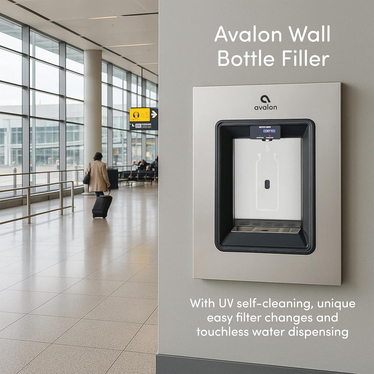Avalon In-Wall Bottle Filling Station A50-S