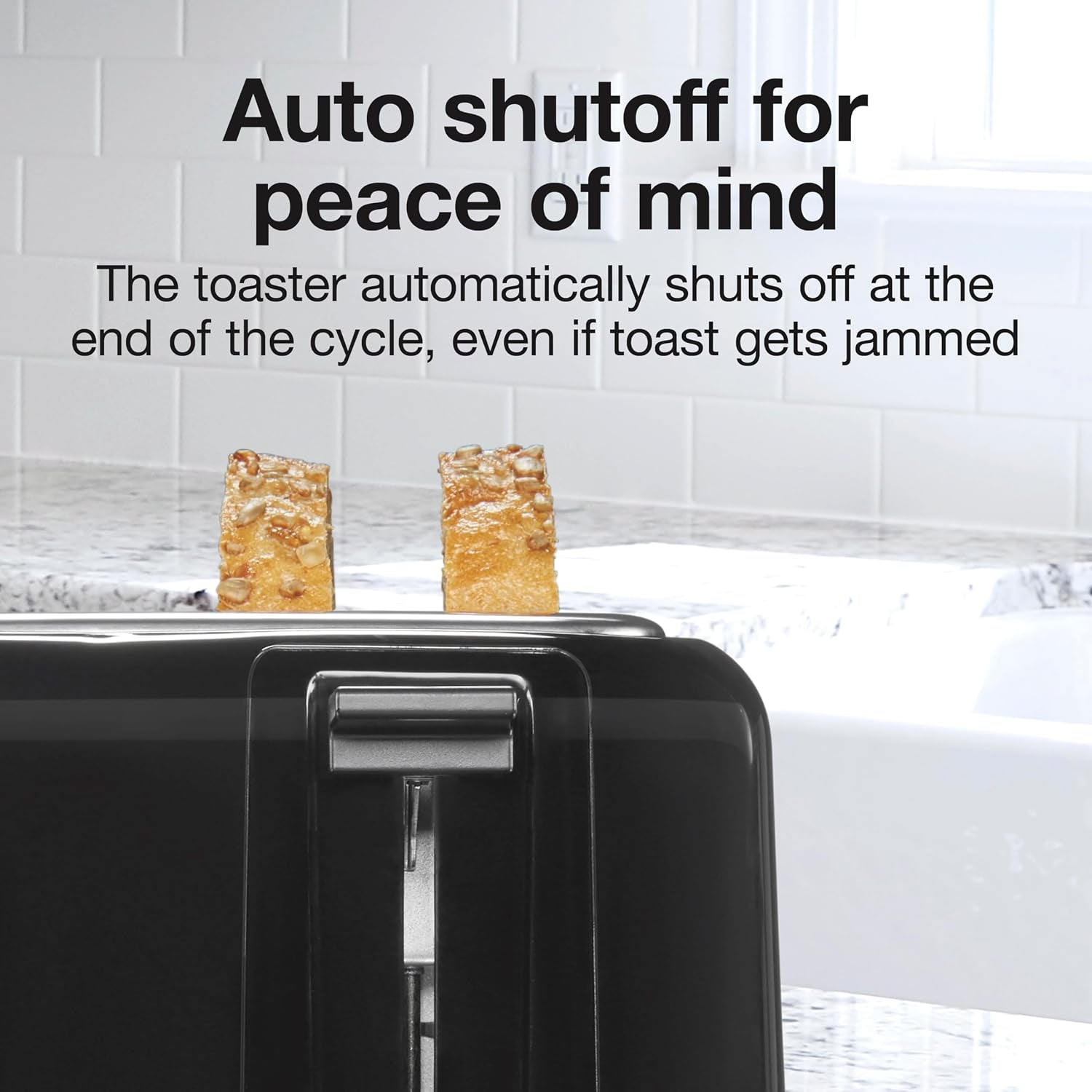 4-Slice Toaster, Black, Extra-Wide Slot Toaster with Cool-Touch Walls, Shade Selector, Toast Boost, Auto Shutoff, Cancel Button, 24215G