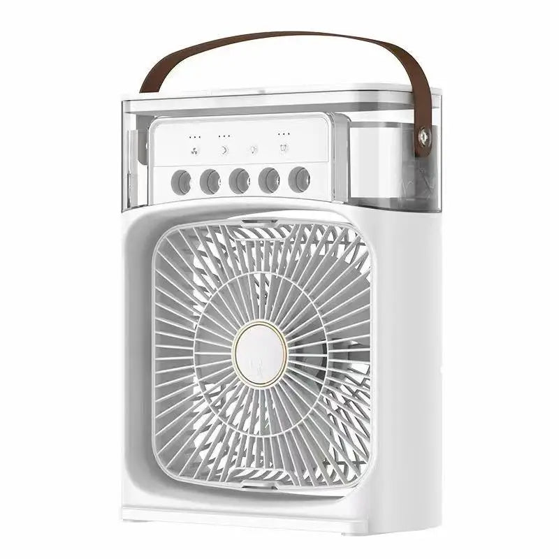 Portable Humidifier Fan Air Conditioner Household Small Air Cooler Hydrocooling Air Adjustment for Office 3 Speed Fan New