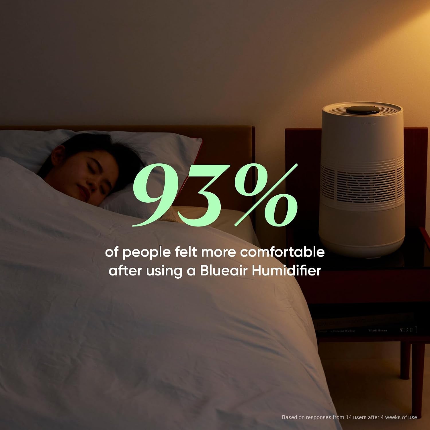 Premium Smart Humidifier for Large Rooms, Bedrooms, Better Sleep with Evaporative Invisible Mist Tech, Auto Humidify, Easy Top Fill, Smart Control with App, Touchscreen, 3.5L Tank for 48 Hours