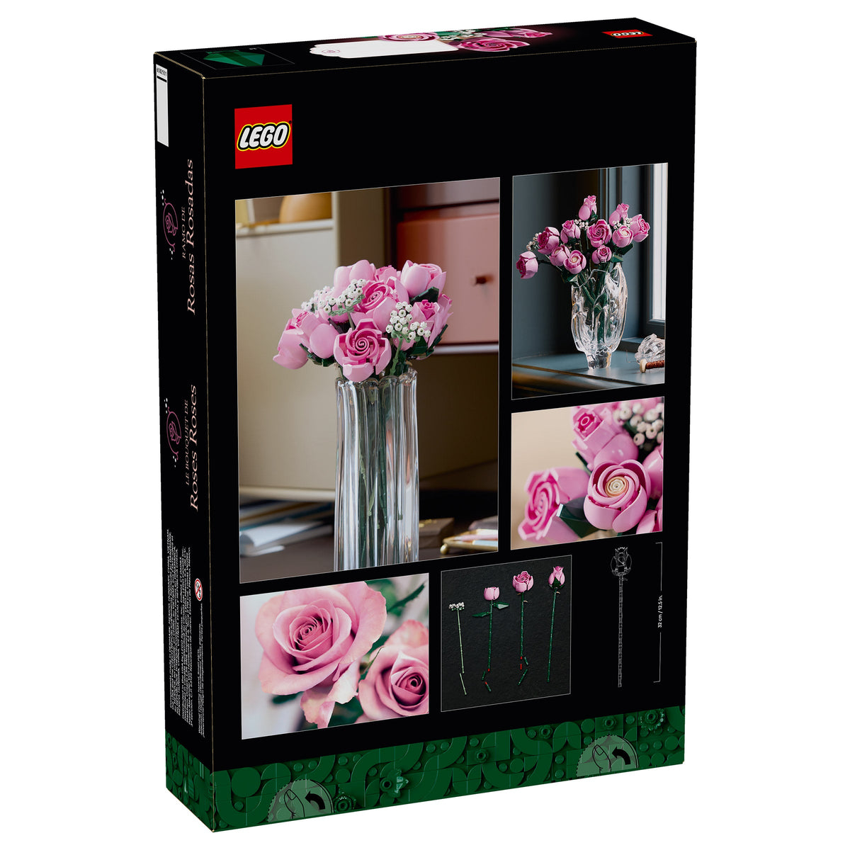 LEGO Botanicals Bouquet of Pink Roses 10374