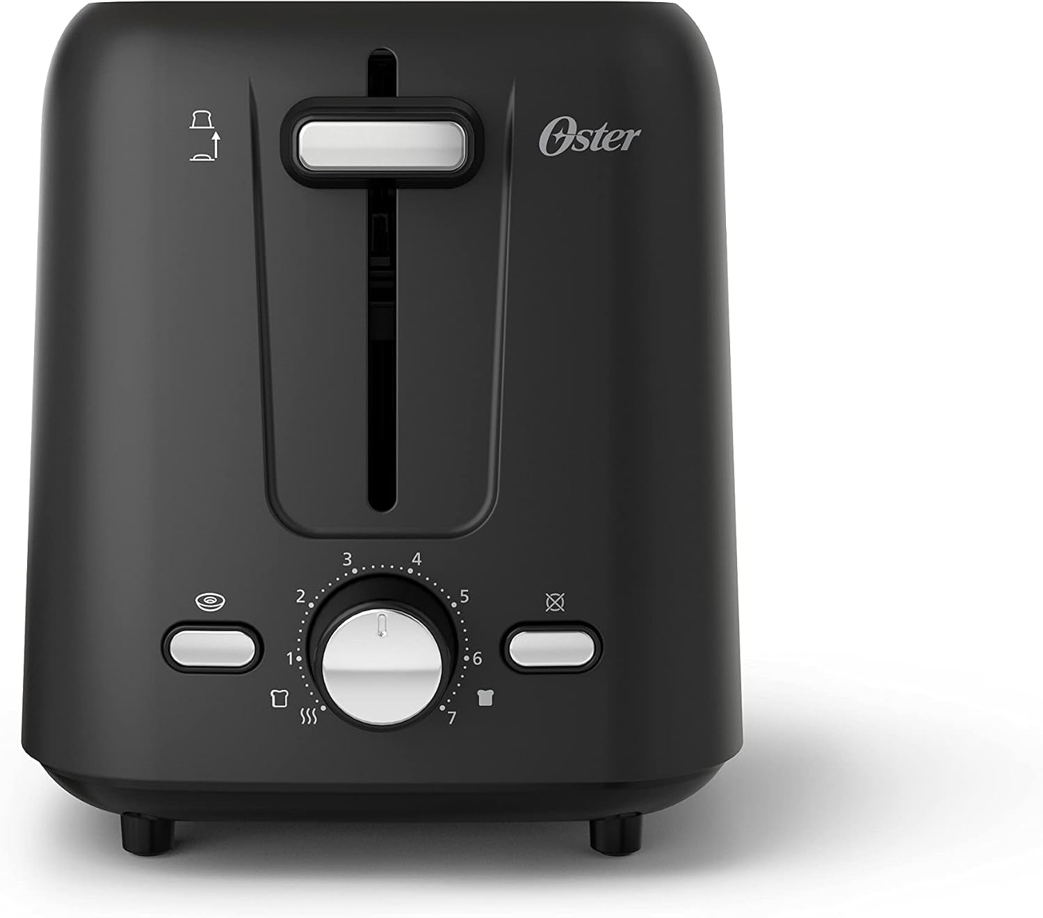 2-Slice Toaster with Custom Bagel Setting and Extra-Wide Slots, Black