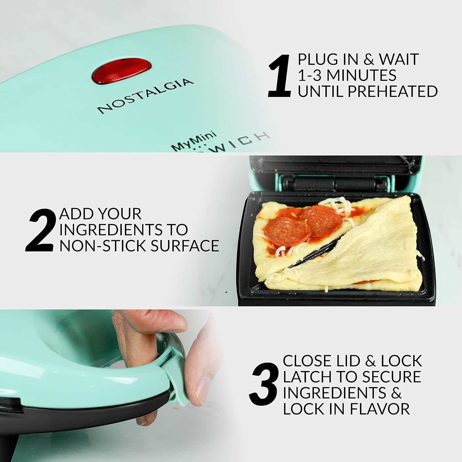 Nostalgia MyMini Personal Sandwich Maker
