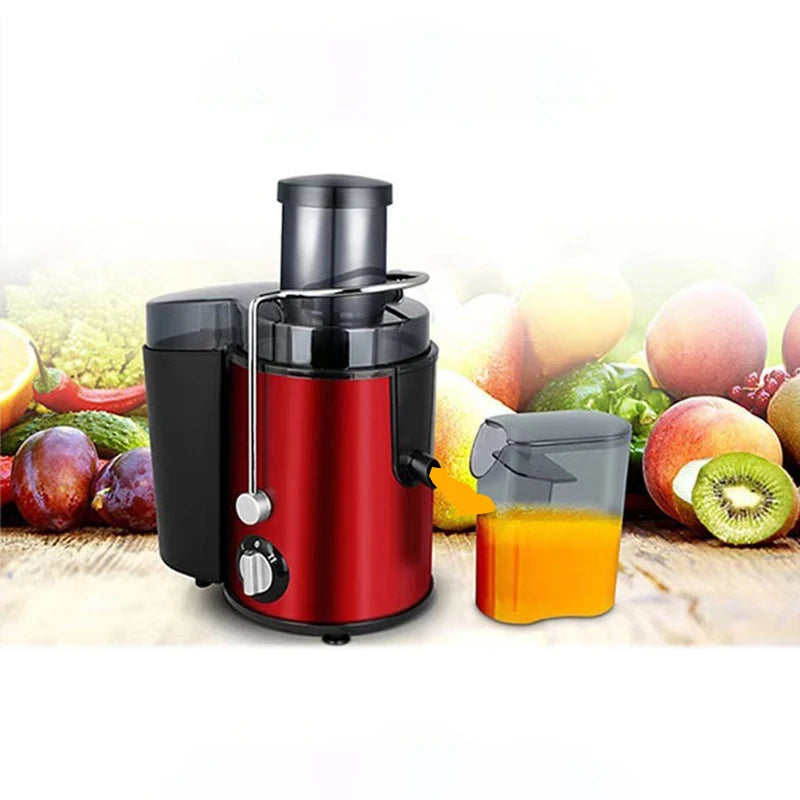 Stainless Steel Fruit Juicer Centrifugal Strong Power Easy to Clean 800W Motor Big Mouth Large for Fruits and Vegetables