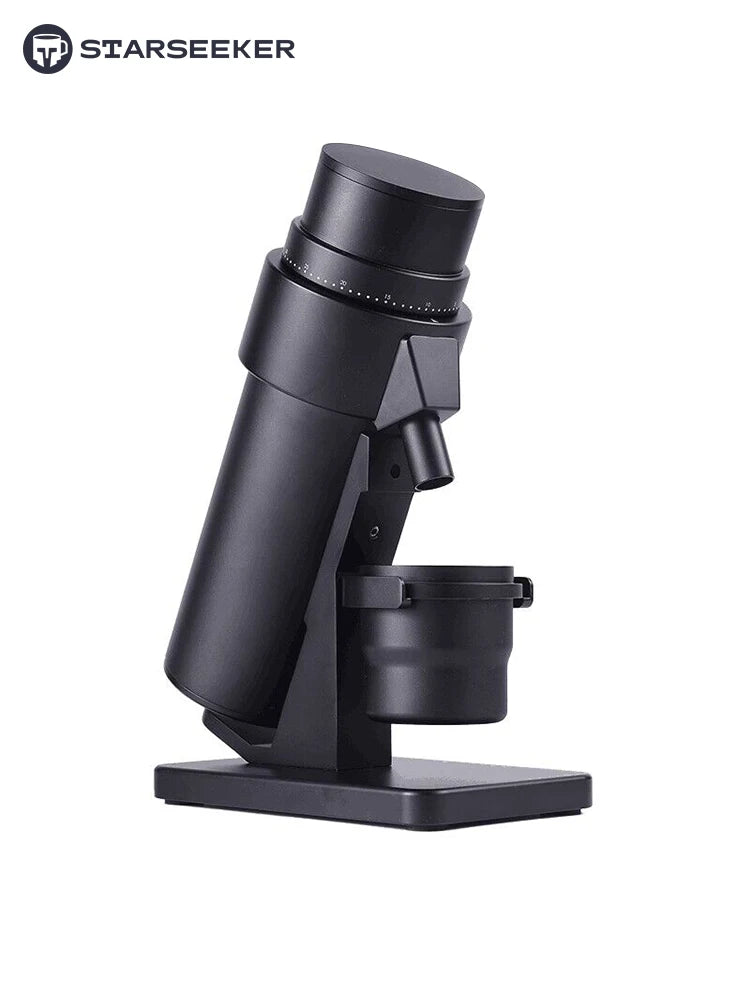 EDGE plus Electric Coffee Grinder 63MM Titanium Burr Stepless Fineness Adjustment Removable Magnetic Suction Port
