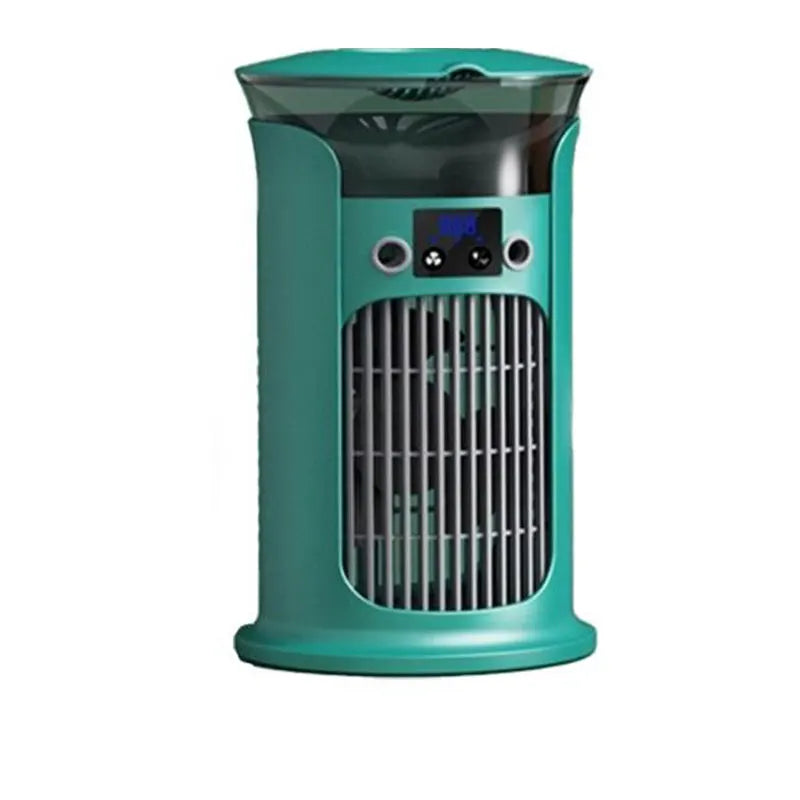 Mute Desktop USB Mini Portable Air Conditioner Fan Room Home Camp Humidifier Water Mist Cooling Fan Night Lamp Air Cooler