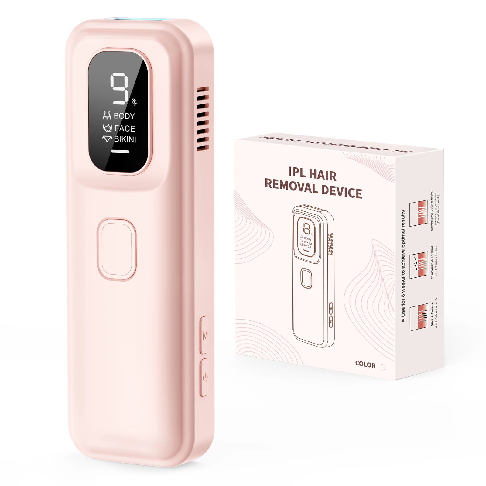 IPL Hair Removal Device Ice-Cooling 3 in 1 Painless 16J Photoepilator Permanent Whole Body Home Treament for Men and Women